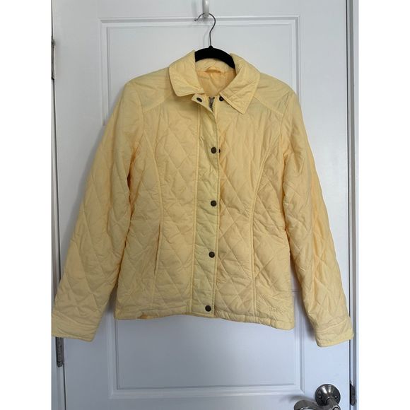 Barbour Jackets & Blazers - Barbour Yellow Quilted Flyweight Jacket, Canary Yellow, US Size 6